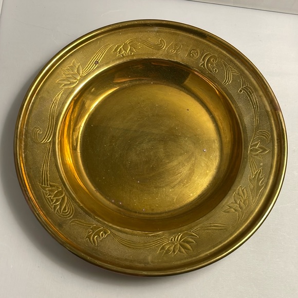 Vintage Brass Church‎ Collection Tray - Picture 1 of 6
